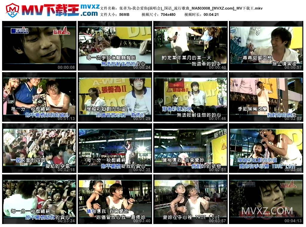张善为-我会爱你(演唱会)_国语_流行歌曲_MA503008